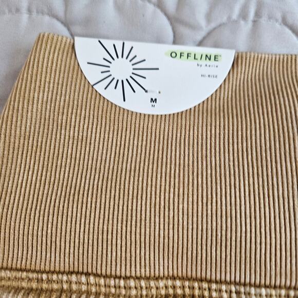 NWT Offline by Aerie Hi Rise Ribbed Braided Leggings Sz Medium - Picture 7 of 8